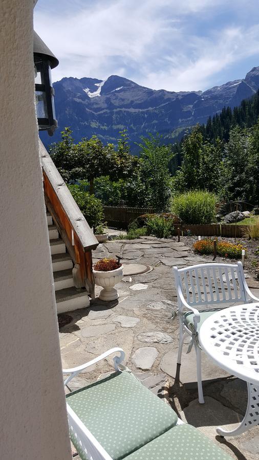 Bergluft Bed & Breakfast Lenk Bagian luar foto
